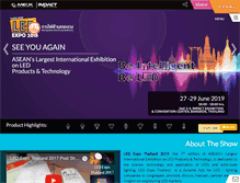 Tablet Screenshot of ledexpothailand.com